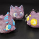 Purple Dog Keychains