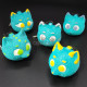 Turquoise Dog Keychains